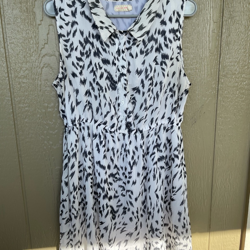 Button up dress